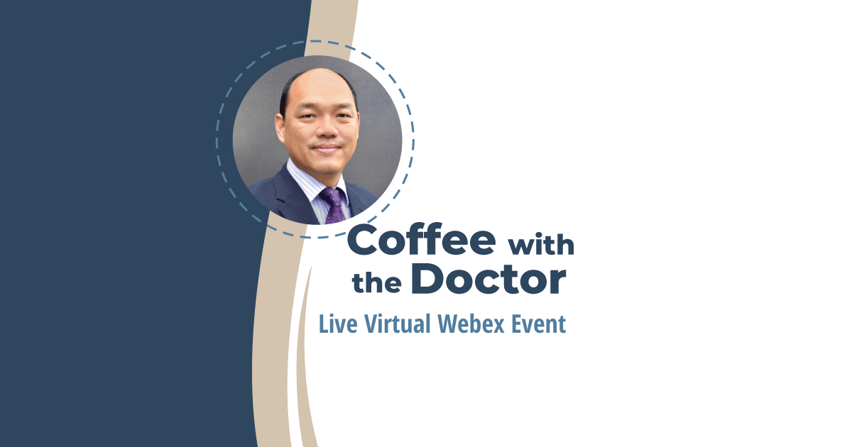 LIVE EVENT: Coffee with the Doctor
